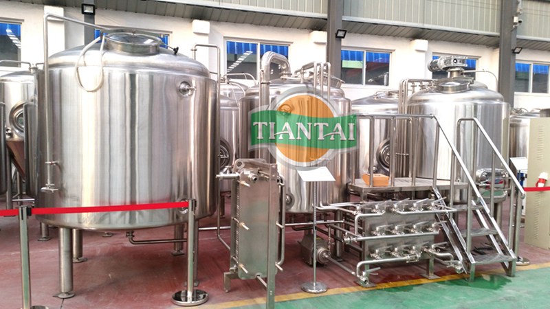 600L Restaurant Beer Brewing System cost from Jinan Tia